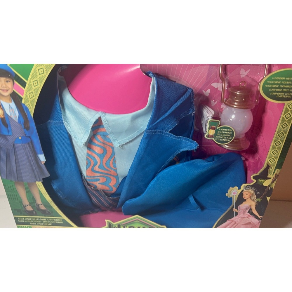 NEW Wicked Deluxe Shiz University Uniform Costume Dress Up Set Girl Size 4-6X